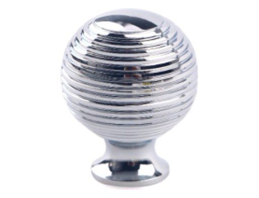Beehive knob, chrome