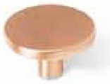 Como knob, brushed copper