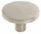 Como knob, brushed nickel