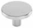 Como knob, chrome