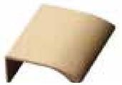Edge pull, brushed brass