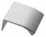 Edge pull, brushed steel