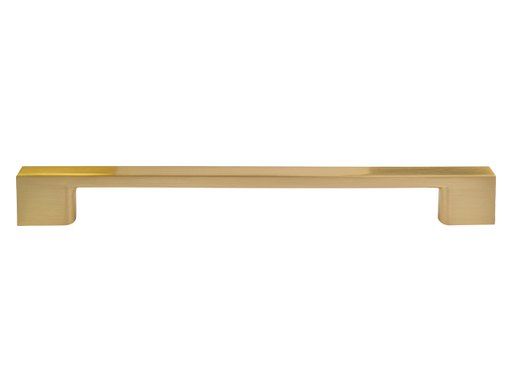 Hallaton handle, brushed brass