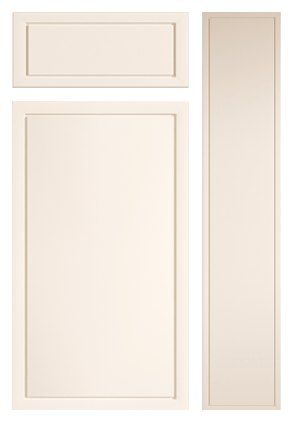 In-frame Slab door style