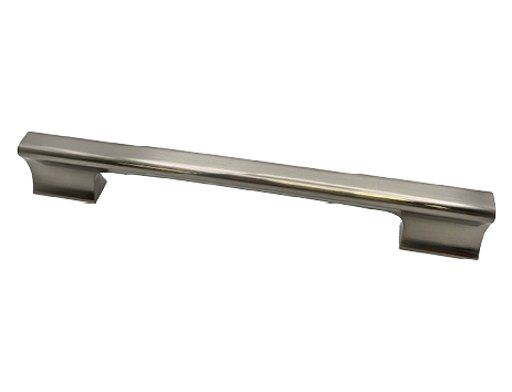 Wright handle, brushed nickel